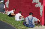 Seminarians 'spruce up' the preschool
