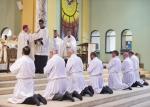 Archbishop Thompson ordains seven permanent deacons