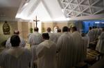 Through example, saints shine God's light in darkness, pope says
