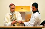 Altar dedication highlights Bishop's first Mass in Bloomfield