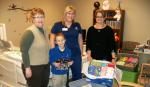 Volunteers make pillowcases for pediatric heart patients 